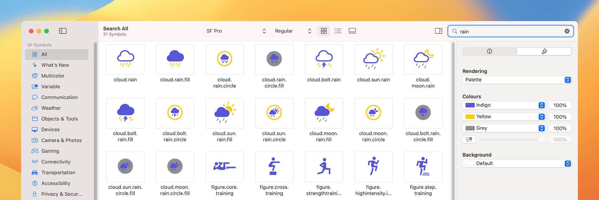 图 3.18. 在 SF Symbols 中使用调色板